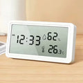 Electronic Thermometer Hygrometer Weather Station for Home Indoor High Precision with Table Clock Temperature Controller
