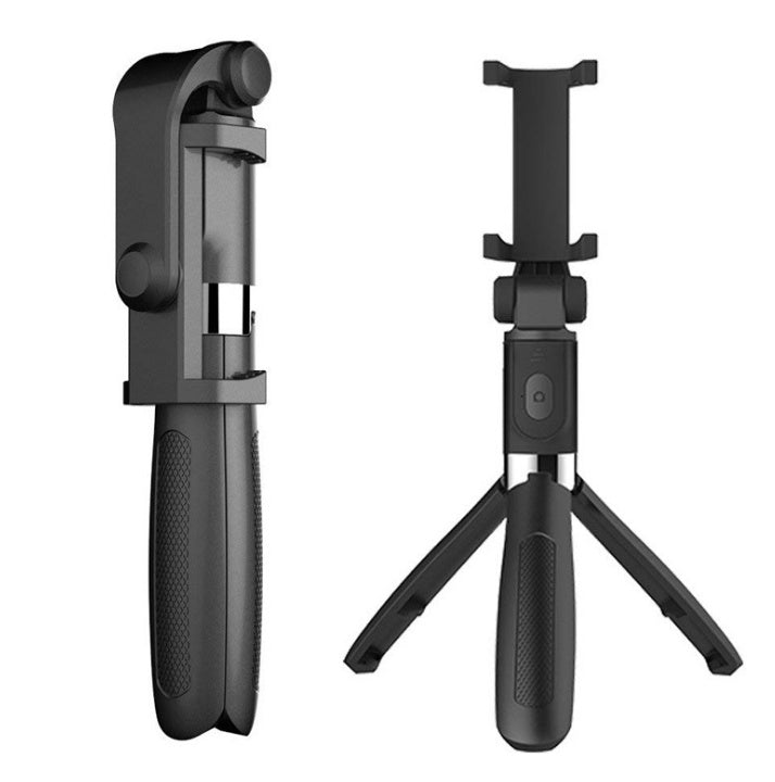 Compatible with Apple, t Tripod Selfie Stick Mobile Universal Live Triangle BrackeOne Bluetooth Selfie Artifact