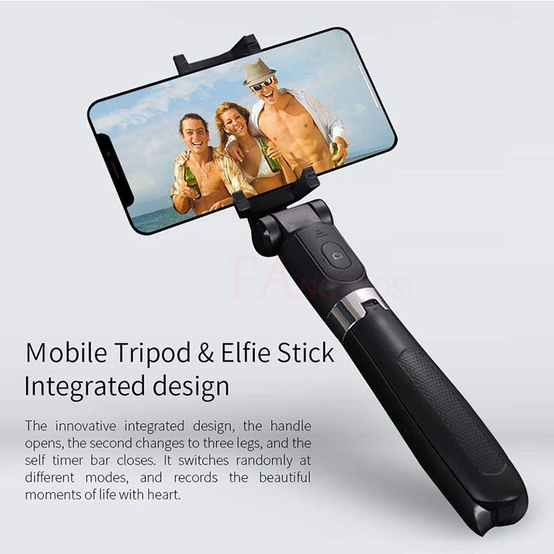 Compatible with Apple, t Tripod Selfie Stick Mobile Universal Live Triangle BrackeOne Bluetooth Selfie Artifact